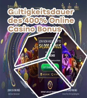 400 bonus online casino