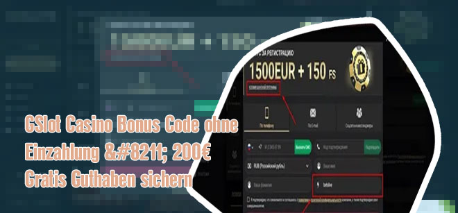 Gslot bonuscode