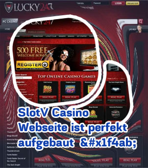 Slot v casino online AU